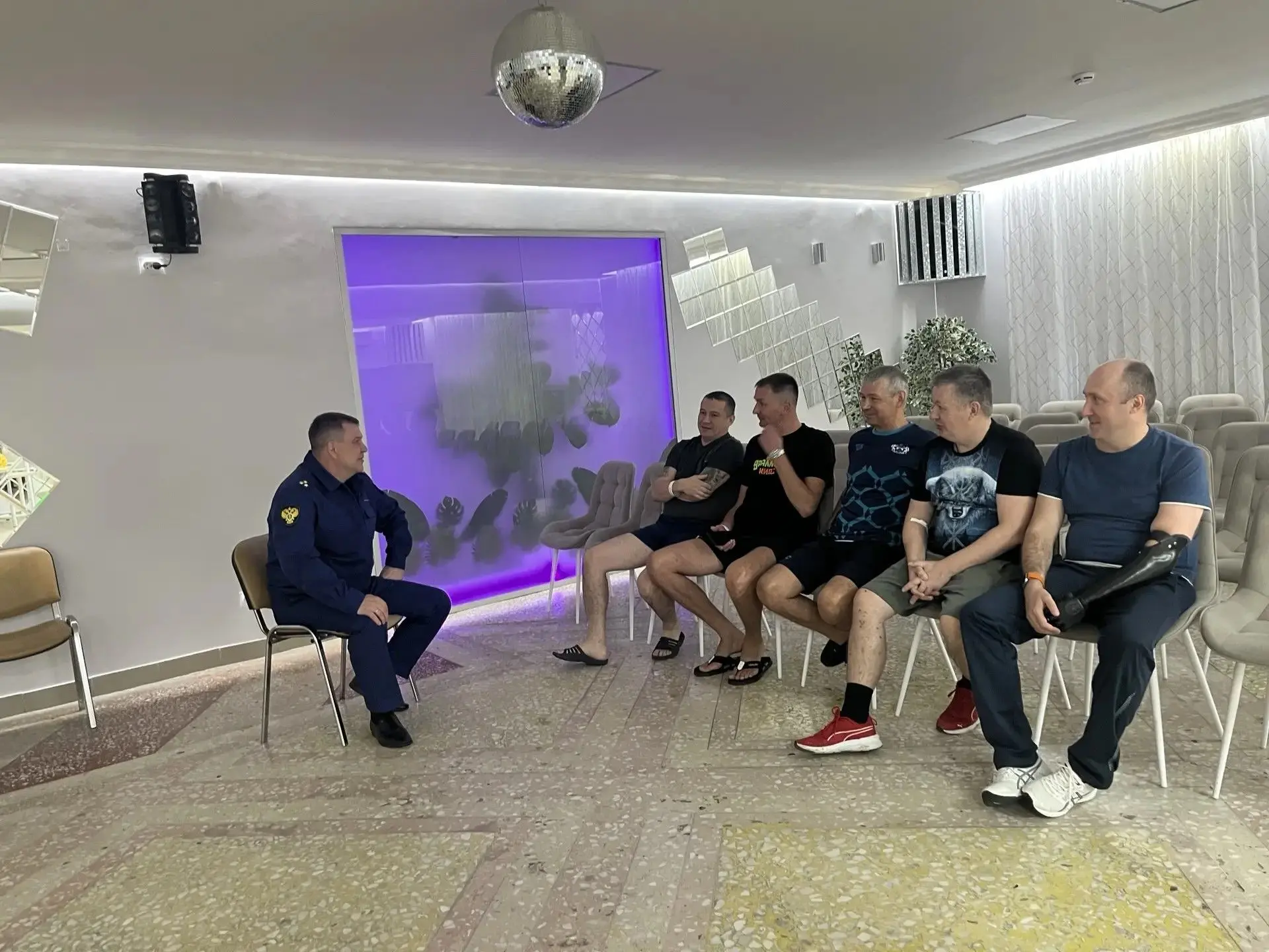 🔷Прокурор Тюменского района Сергей Антушев посетил Областной лечебно-реабилитационный ...