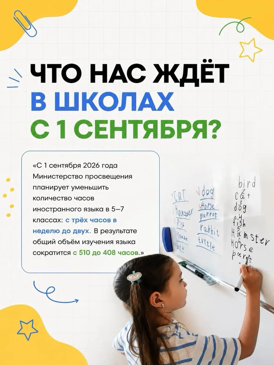 Английский язык. Разбираем, что изменится с 1 сентября и почему родителям стоит обратит...