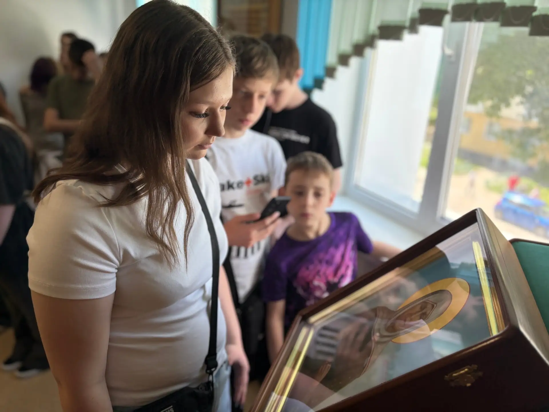 ✨ «В гости к соседям» 🤍 Сегодня наша гимназия вновь стала местом тёплой встречи гостей из Белгорода 