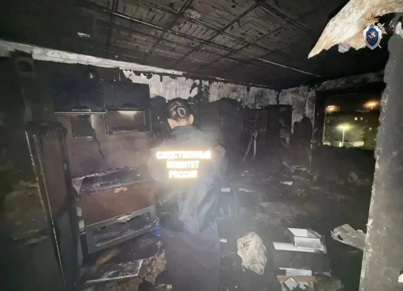 Во время пожара в 3-м Рабфаковском переулке мужчина и женщина выпрыгнули с шестого этаж...