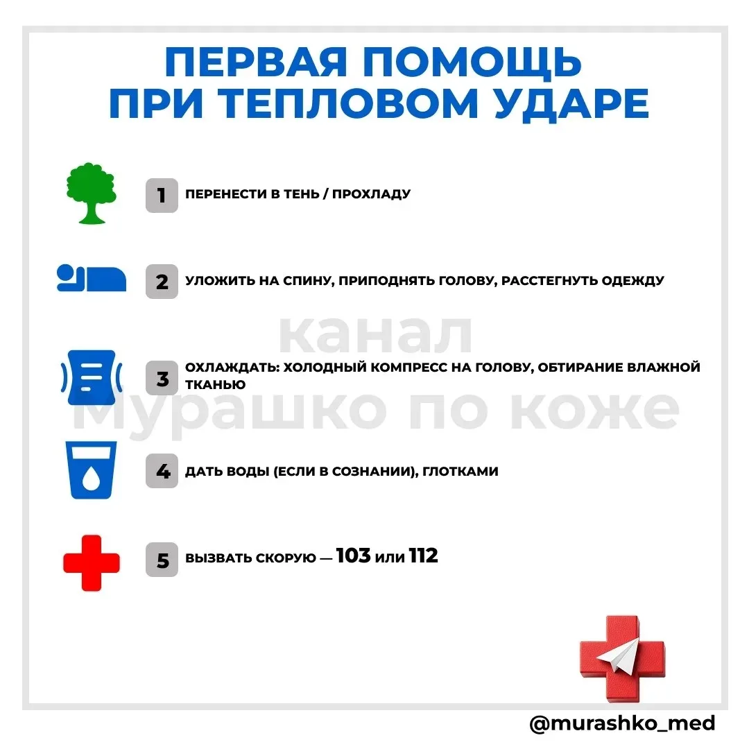 ➕ Как пережить адскую жару: простые правила, которые сохранят здоровье