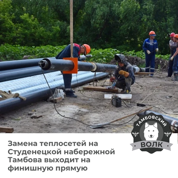 ✅ В Тамбове завершают замену теплосетей на Студенецкой набережной

Специалисты засыпают траншеи и ут