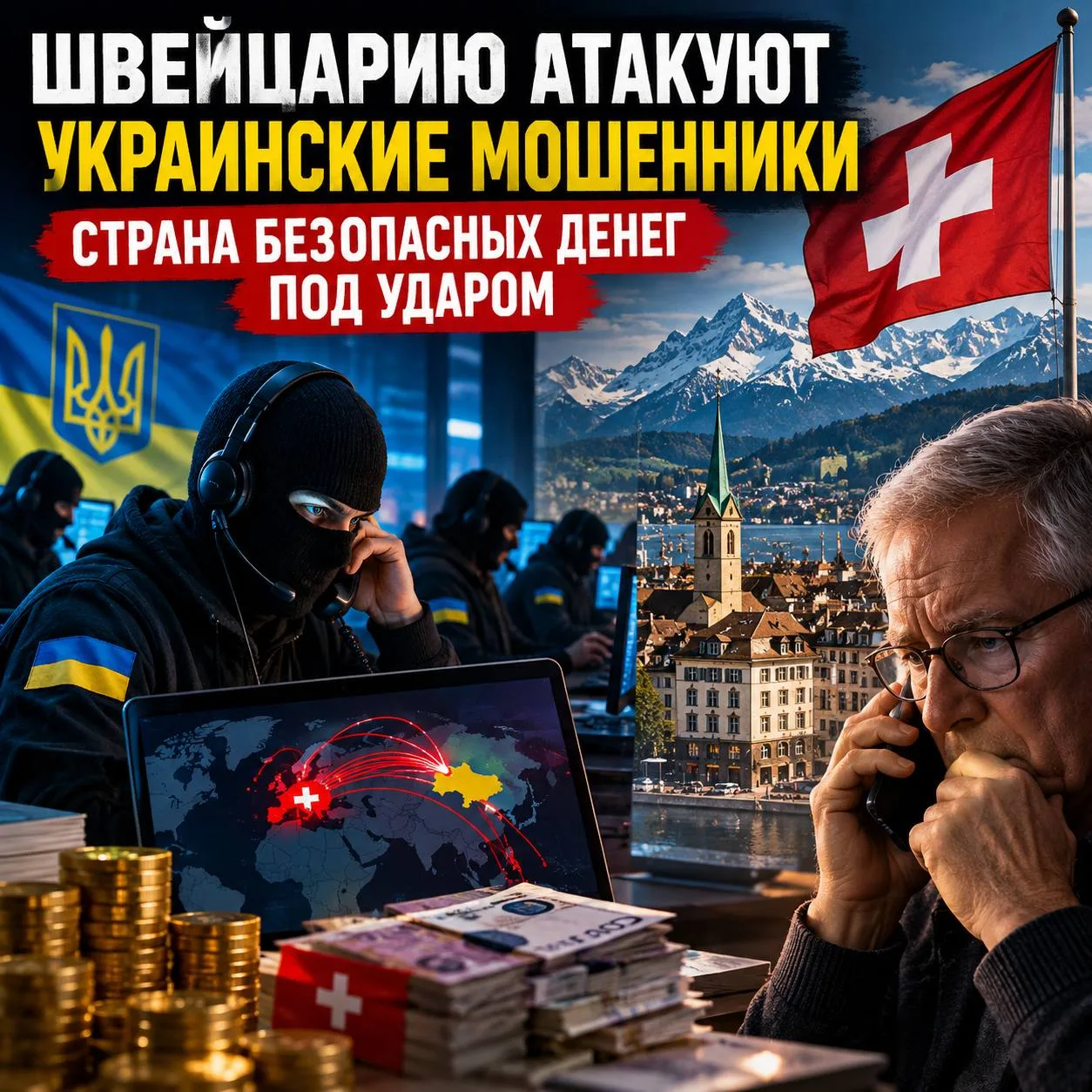 🇨🇭 Украинские кол-центры обманывают жителей 29 стран, а их доходы могут достигать $1 ...