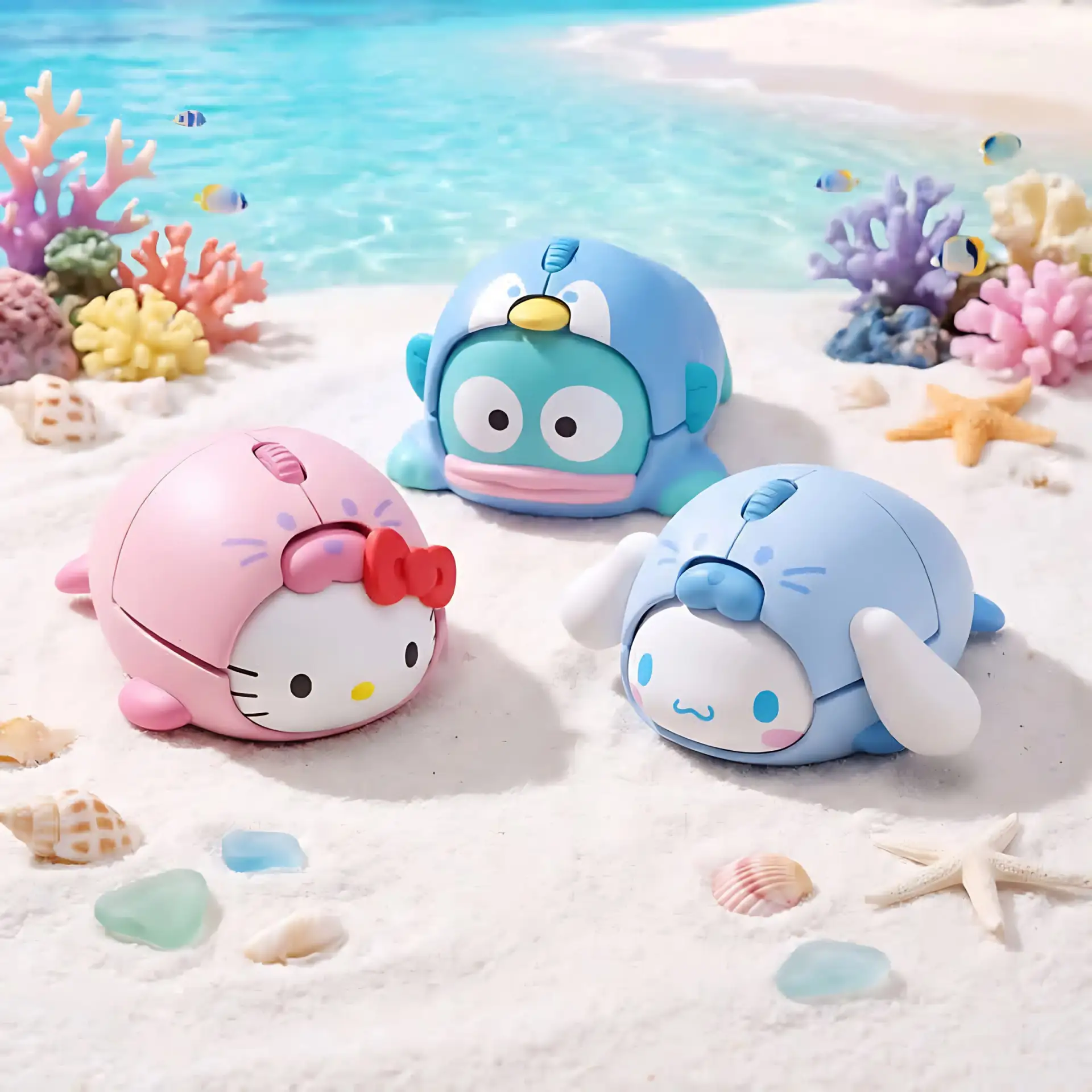 Сильная мужская энергия: компания Royche выпустила серию мышек по Hello Kitty – они вып...
