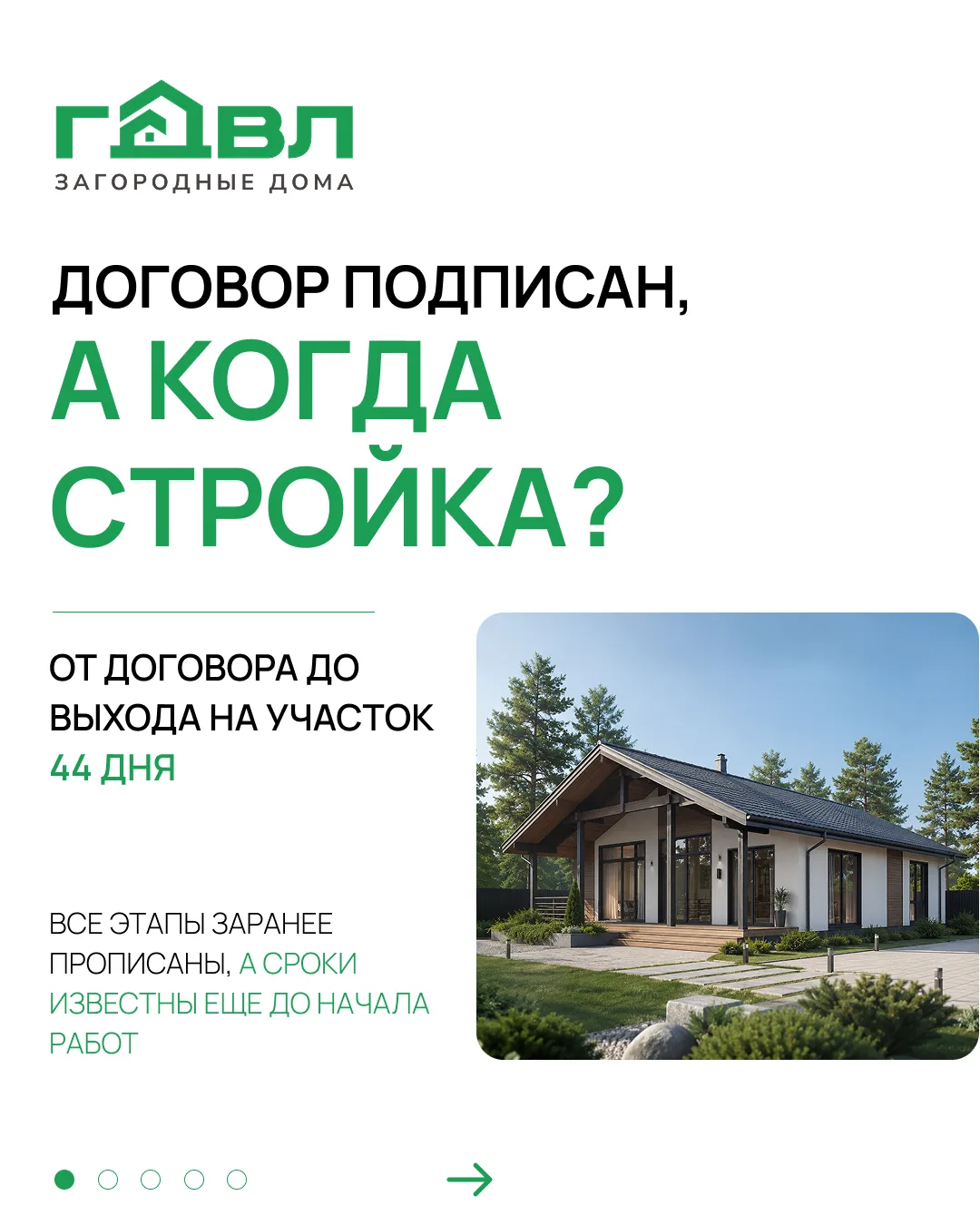 Как начинается строительство дома? 

Многие думают, что после подписания договора техника сразу выез