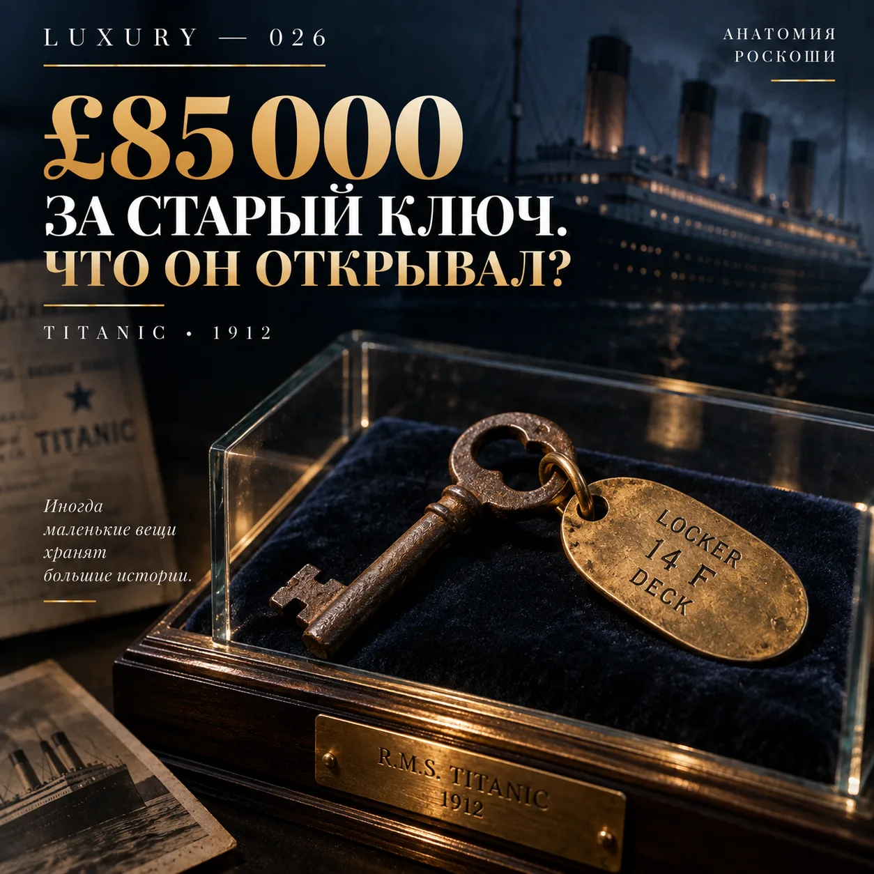 LUXURY 026 — КЛЮЧ ОТ «ТИТАНИКА»