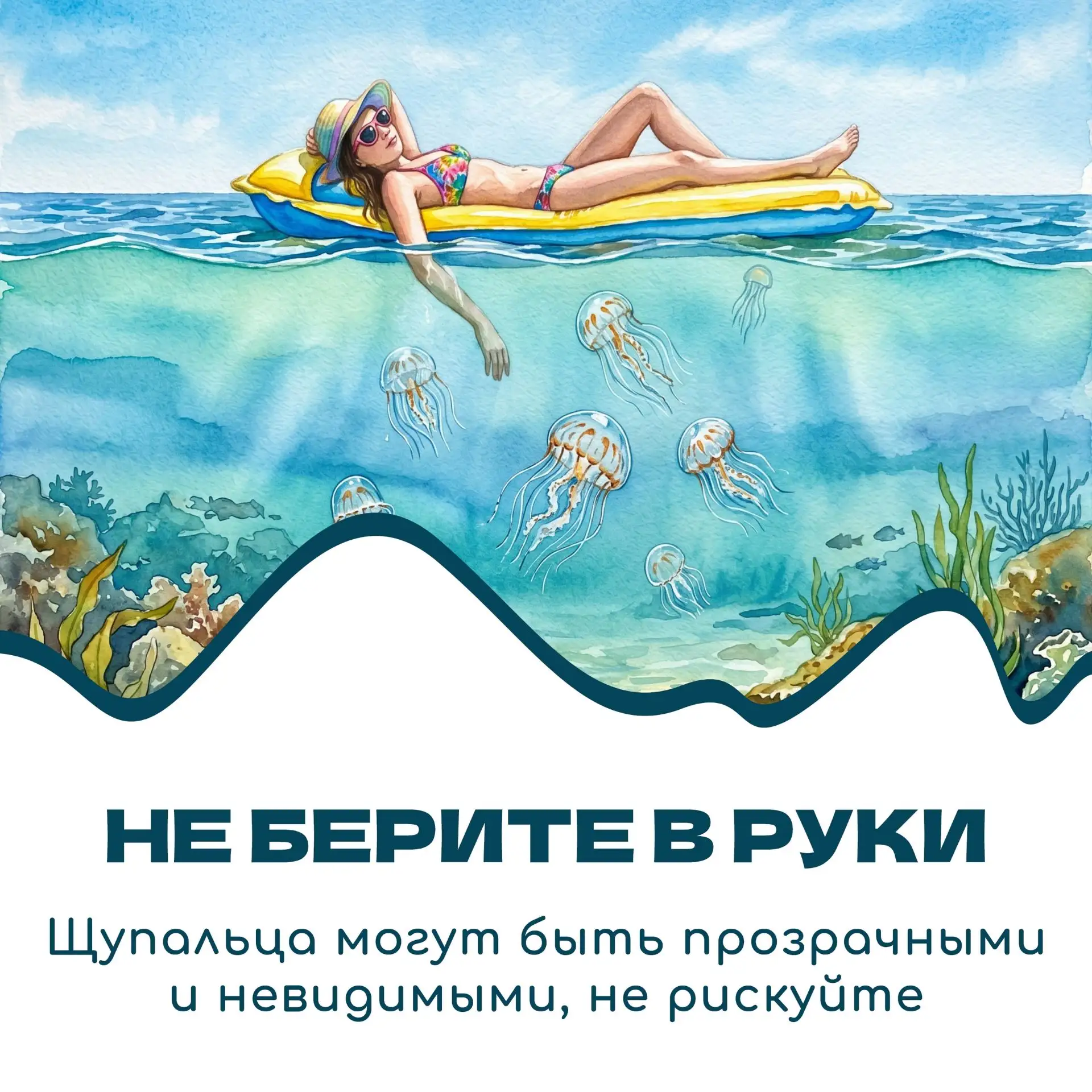 🛑 Спасаемся от укуса медузы-крестовика

Этот маленький обитатель дальневосточных вод крайне коварен