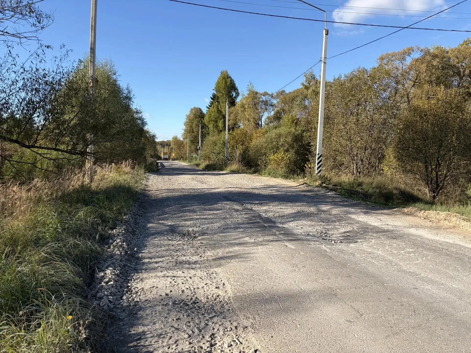 Дорога через Петрищево к зиме совсем не готова! Когда будут ремонтировать и будут ли? А...