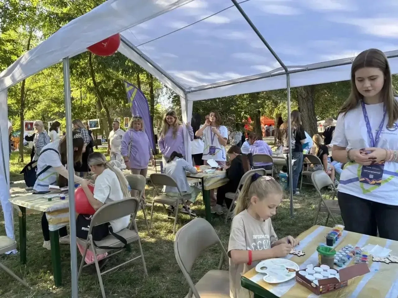 🎊✨На Дне города в парке работали молодёжные площадки
