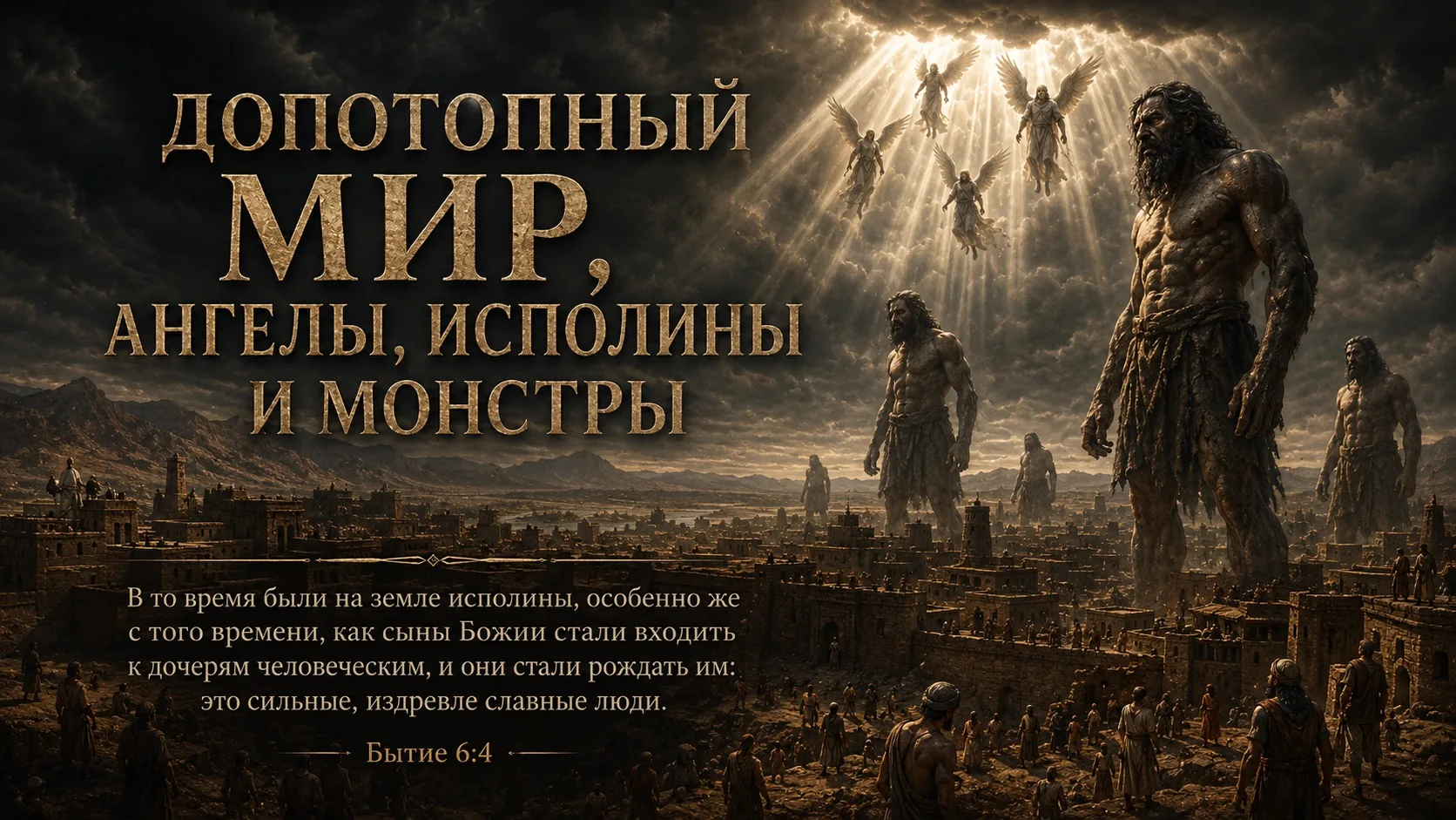 «Каким был допотопный мир: падшие ангелы, исполины и монстры» - расскажу этим летом 

В мире до пото