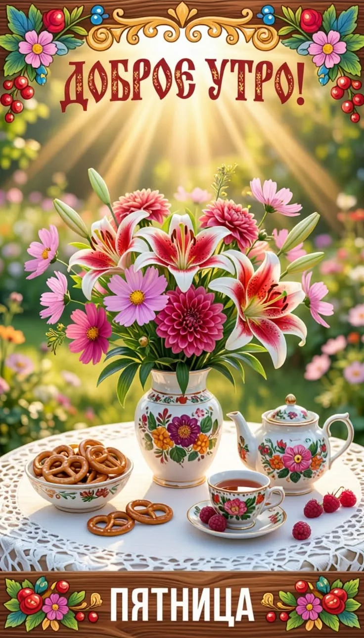 🌞🎉 Желаем бодрого утра и замечательного дня!