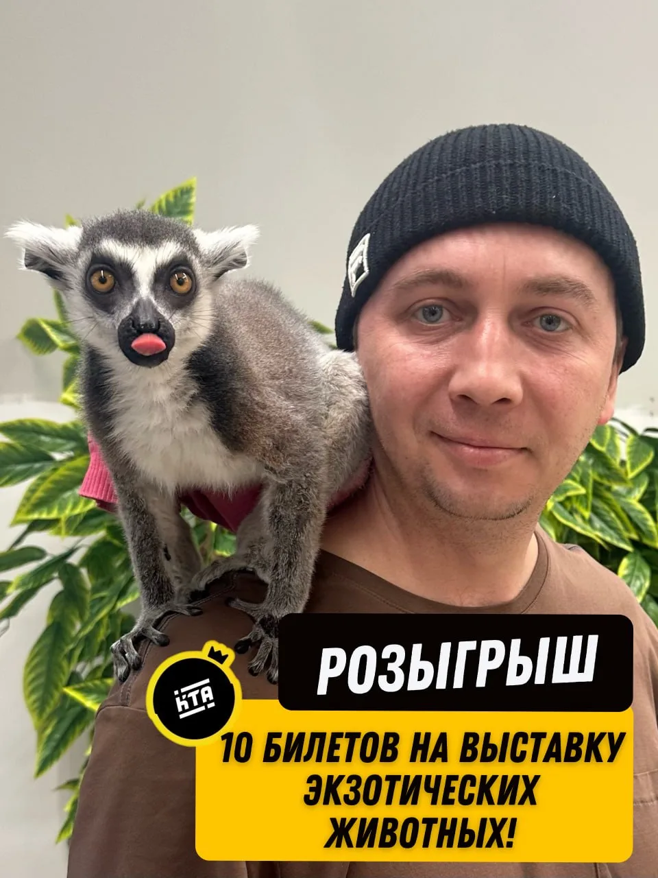 😍Дарим 10 билетов на выставку экзотических животных!