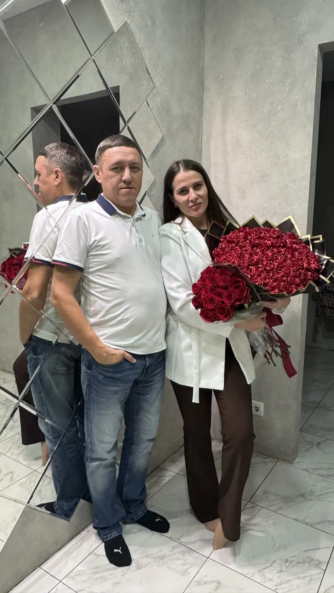 А это красивый букет от любимого.