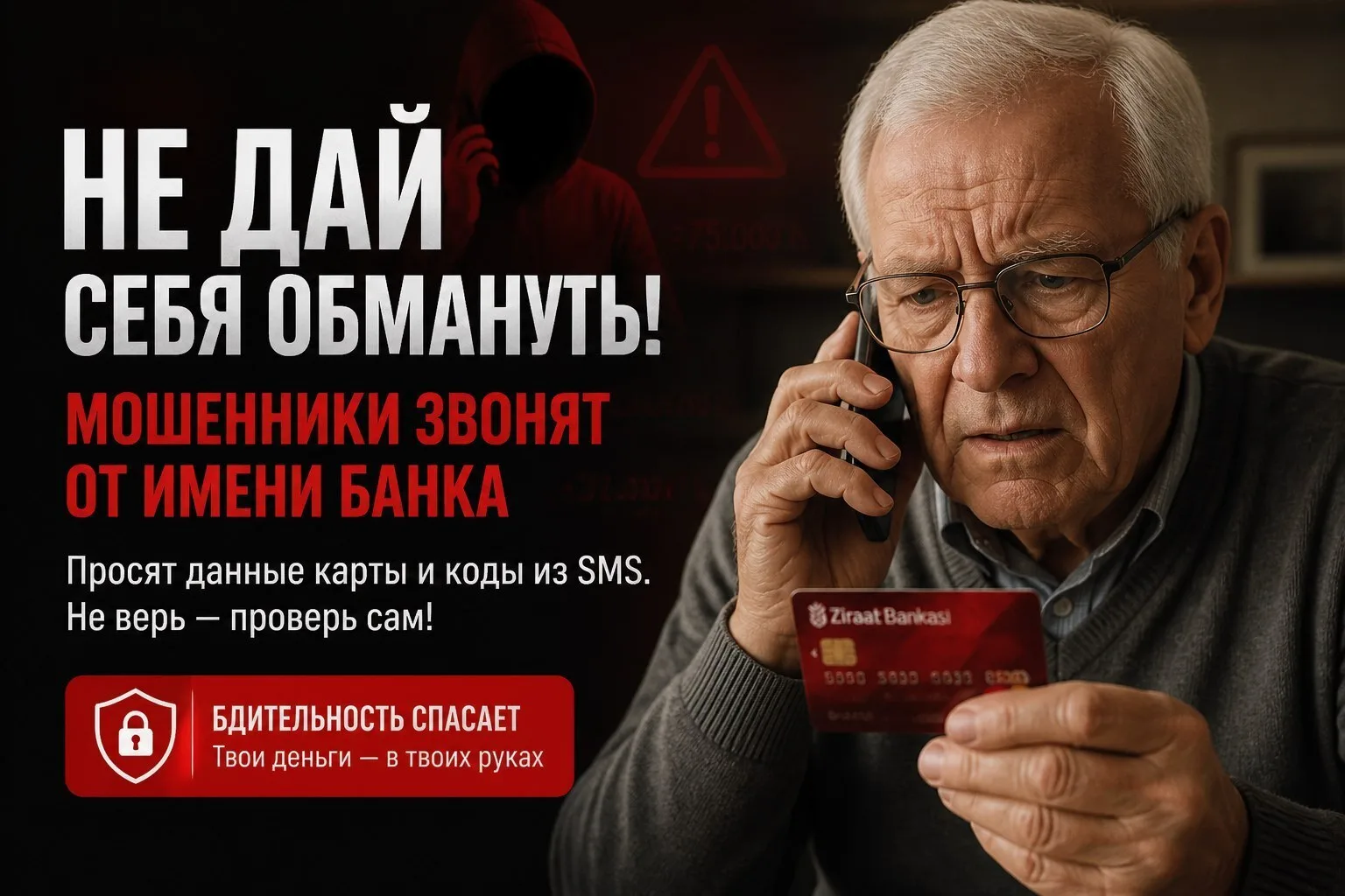 🏦 В Алании появилась очередная уловка для пенсионеров.