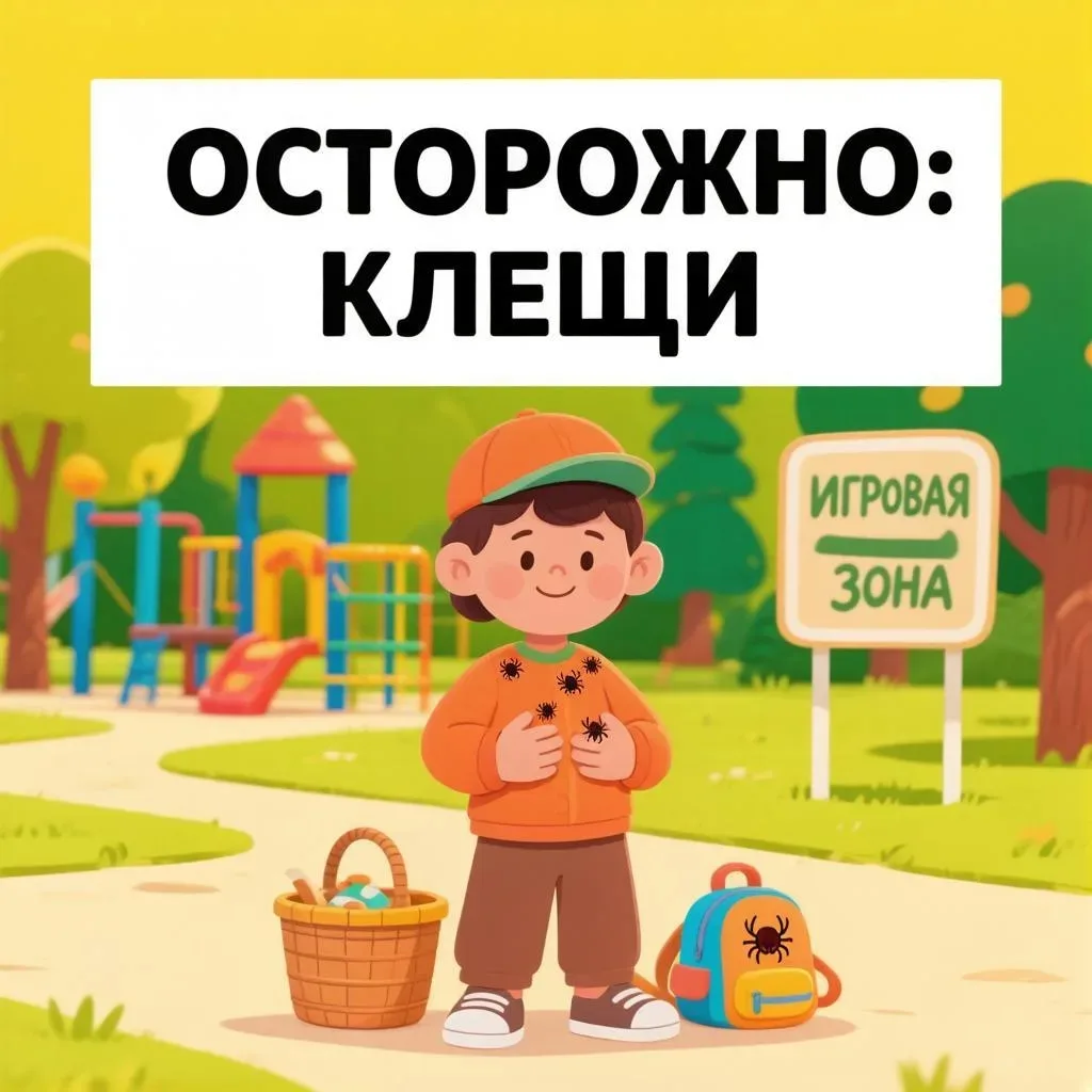 Как защитить детей от укусов клещей?