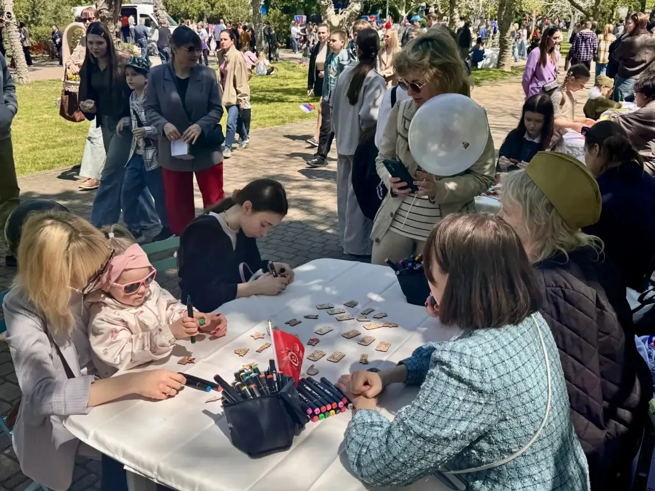 🪖✨ «Солдатский привал» в парке Ленина  В парке Ленина состоялось атмосферное мероприятие — «Солдатск