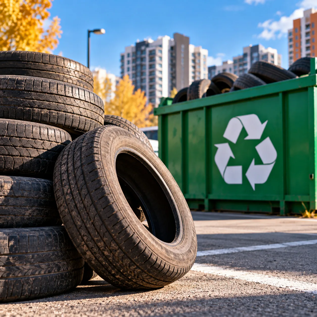 ♻️ Тюменцы, не выбрасывайте старые шины! Их можно будет сдать бесплатно