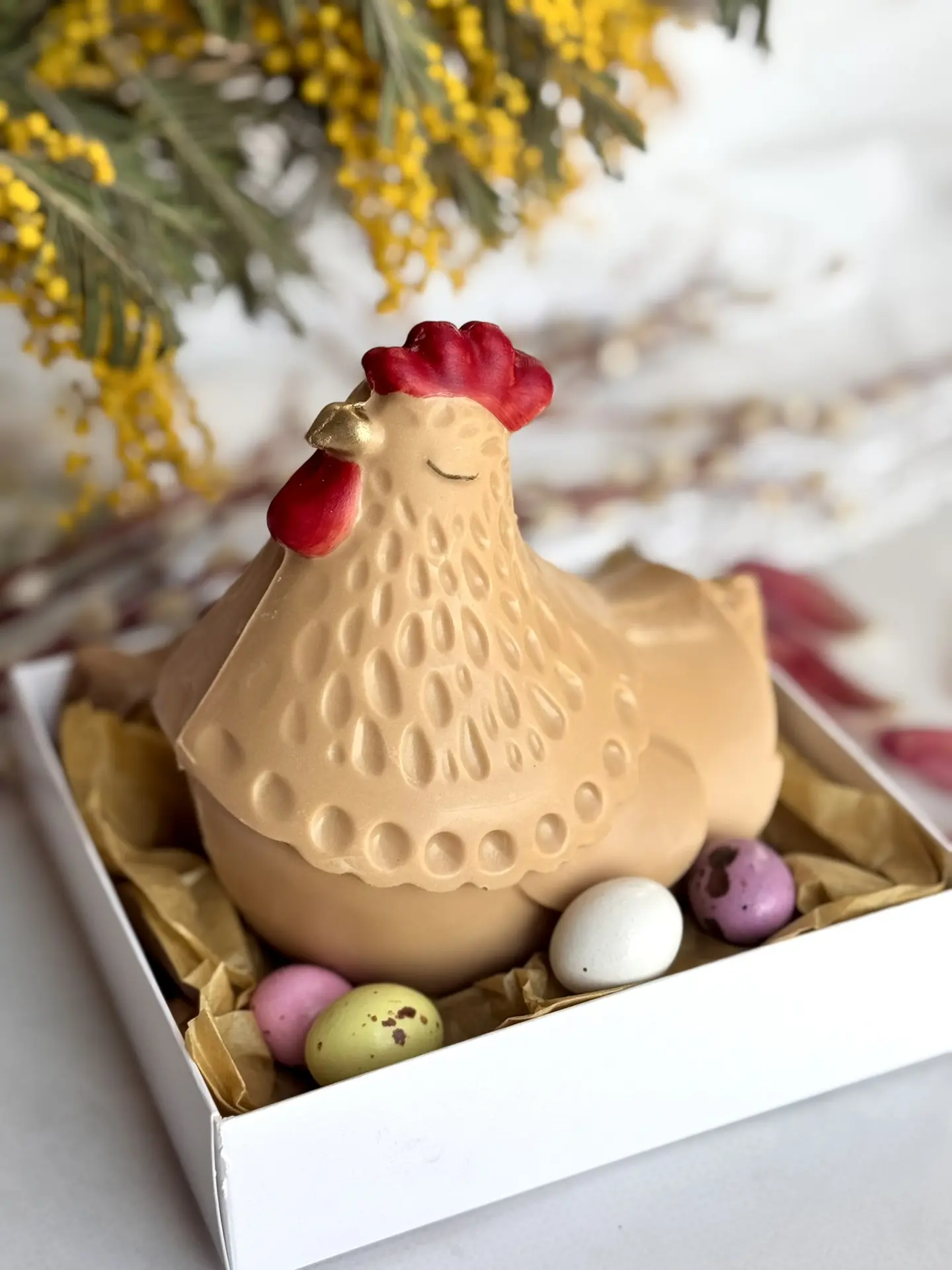 Шоколадная курица «Графиня» - пасхальный подарок, который точно станет звездой празднич...