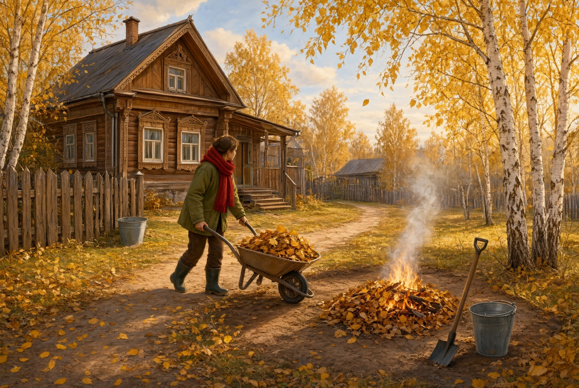 Пожарная безопасность дачи в осенне-зимний период 🍂