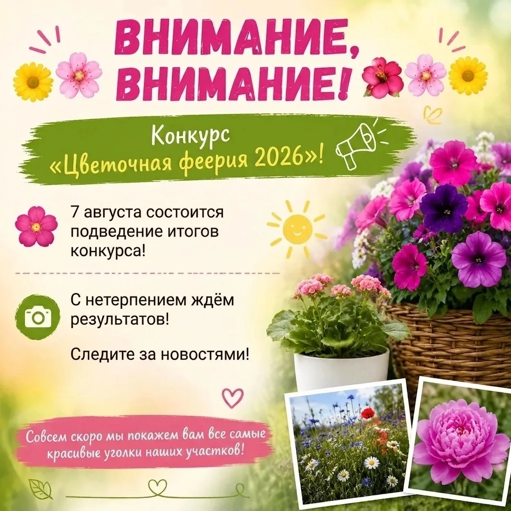 «Цветочная феерия 2026»! ✨