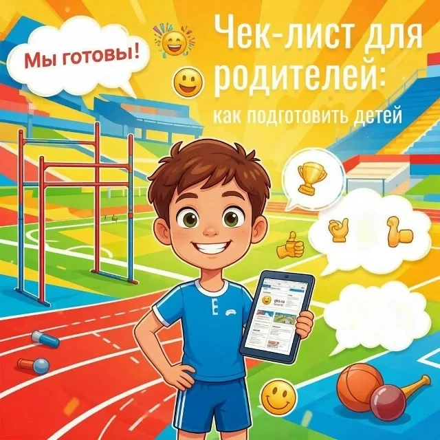 Готовы к ГТО? Чек-лист для родителей чемпионов! 🥳🏆