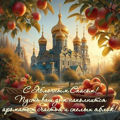 🍎Поздравляем с Яблочным Спасом! Желаем, чтобы труд приносил достойные плоды, дела скла...