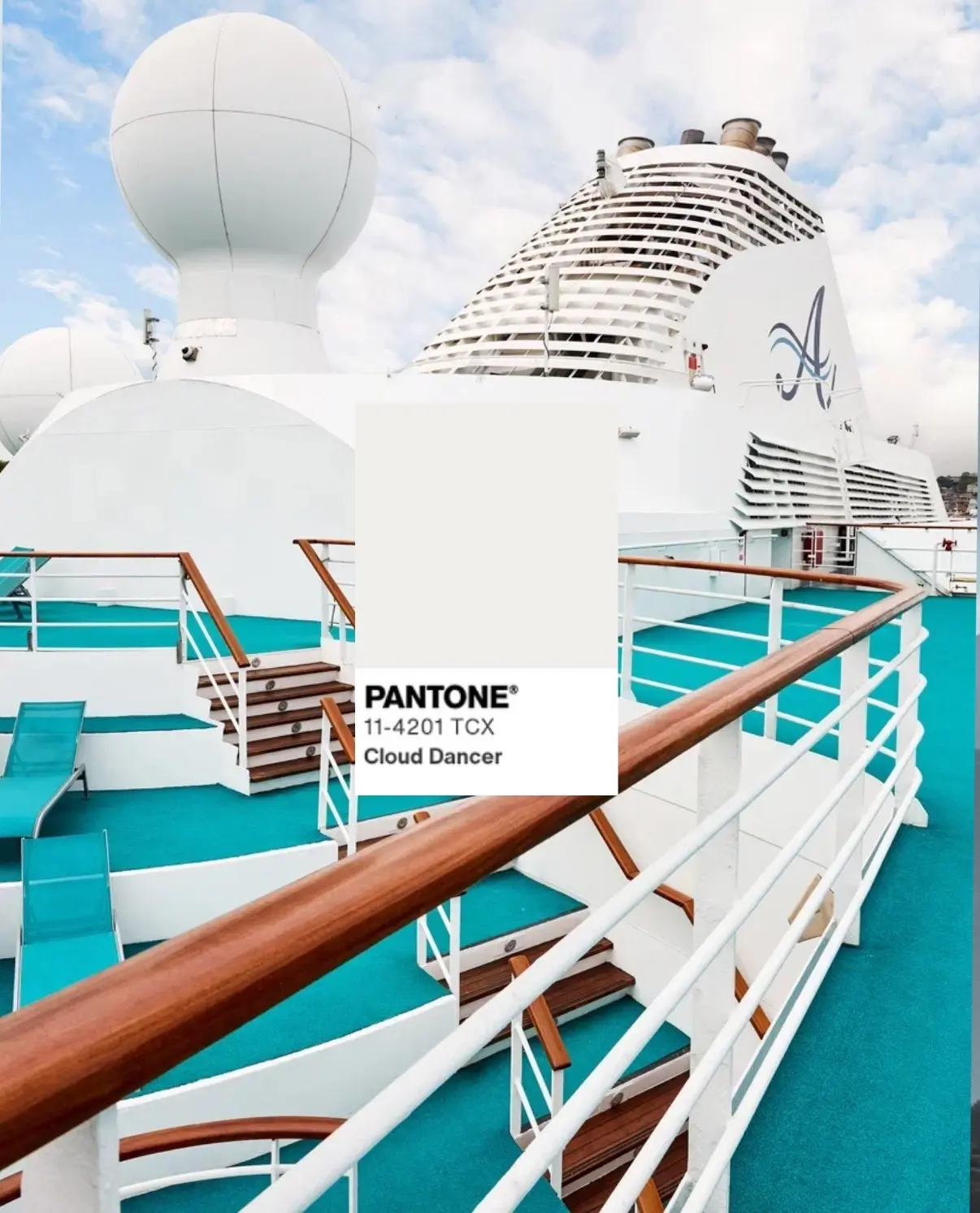 Pantone объявил цвет 2026 года — «Облачный танцор» 🪽 Нейтральный, чистый белый, который символизируе
