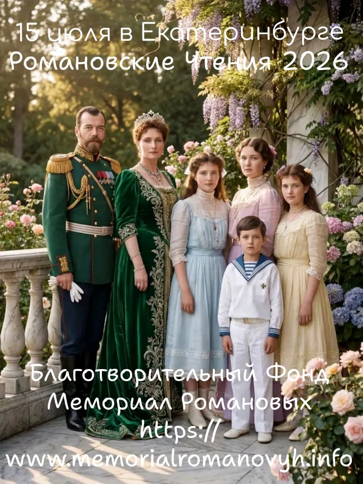 "Наследие династии Романовых. Умеем ли мы хранить память?"

15 июля в Екатеринбурге познавательная и