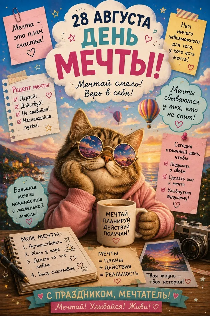 ✨28 августа — День мечты! 🌟