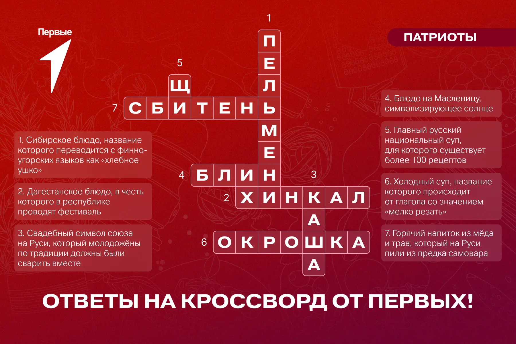 А вот и блюда, которые собрались на семейном столе Первых 🍽