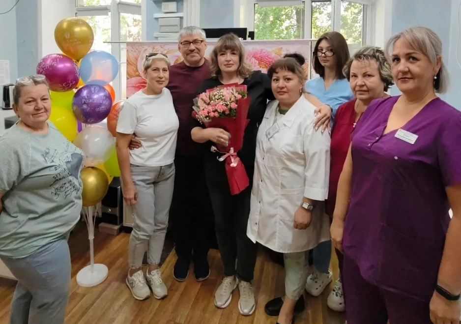 Коллектив общепсихиатрического отделения №1 поздравляет сотрудницу Косюгу Ольгу Викторо...
