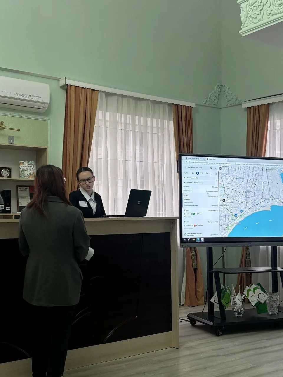 А в компетенции «Администрирование отеля» на Региональном этапе чемпионата лучшей стала Валерия Абил