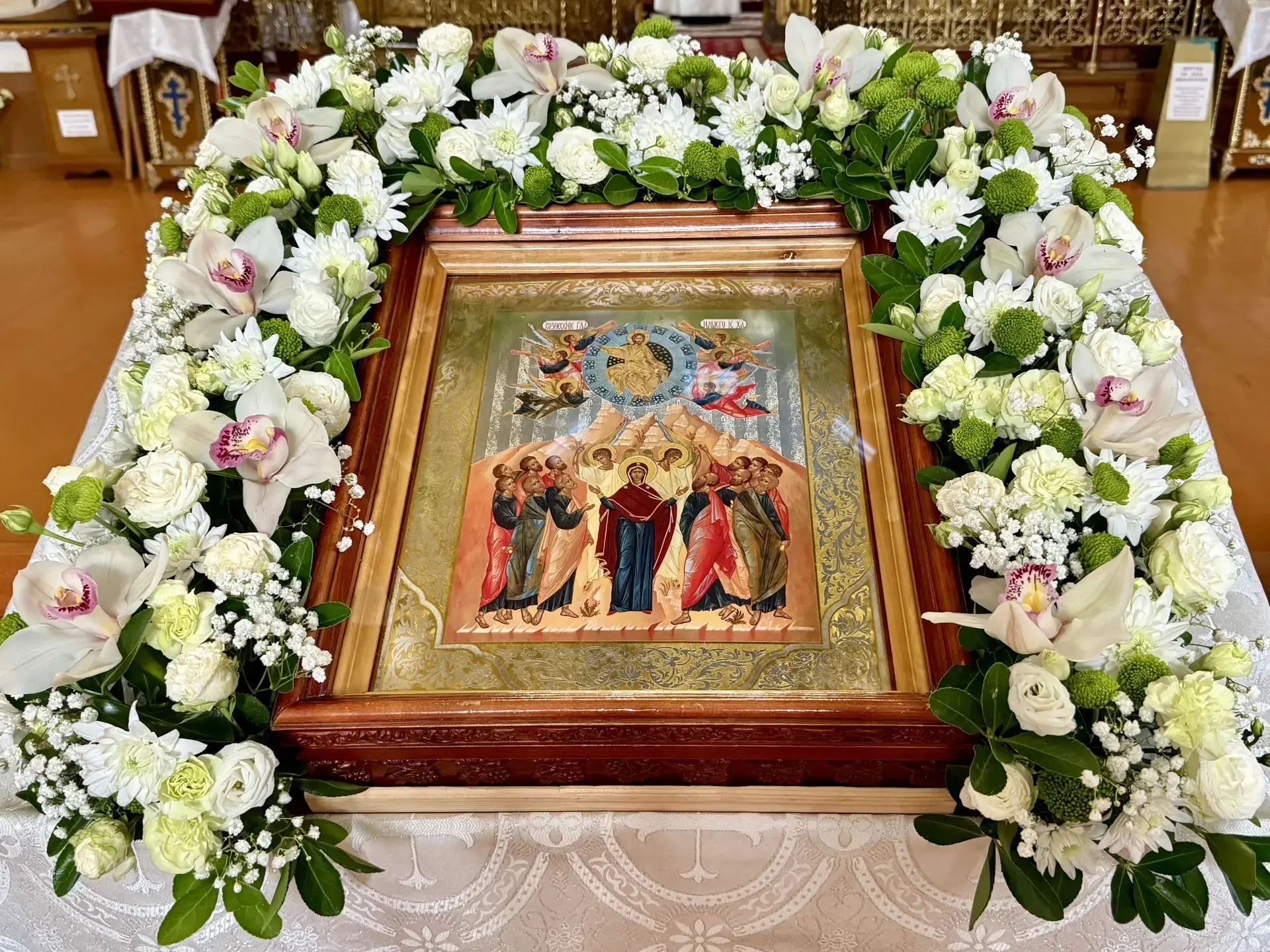 В храме Вознесения Господня в станице Пластуновской отметили престольный праздник  21 мая исполнилос