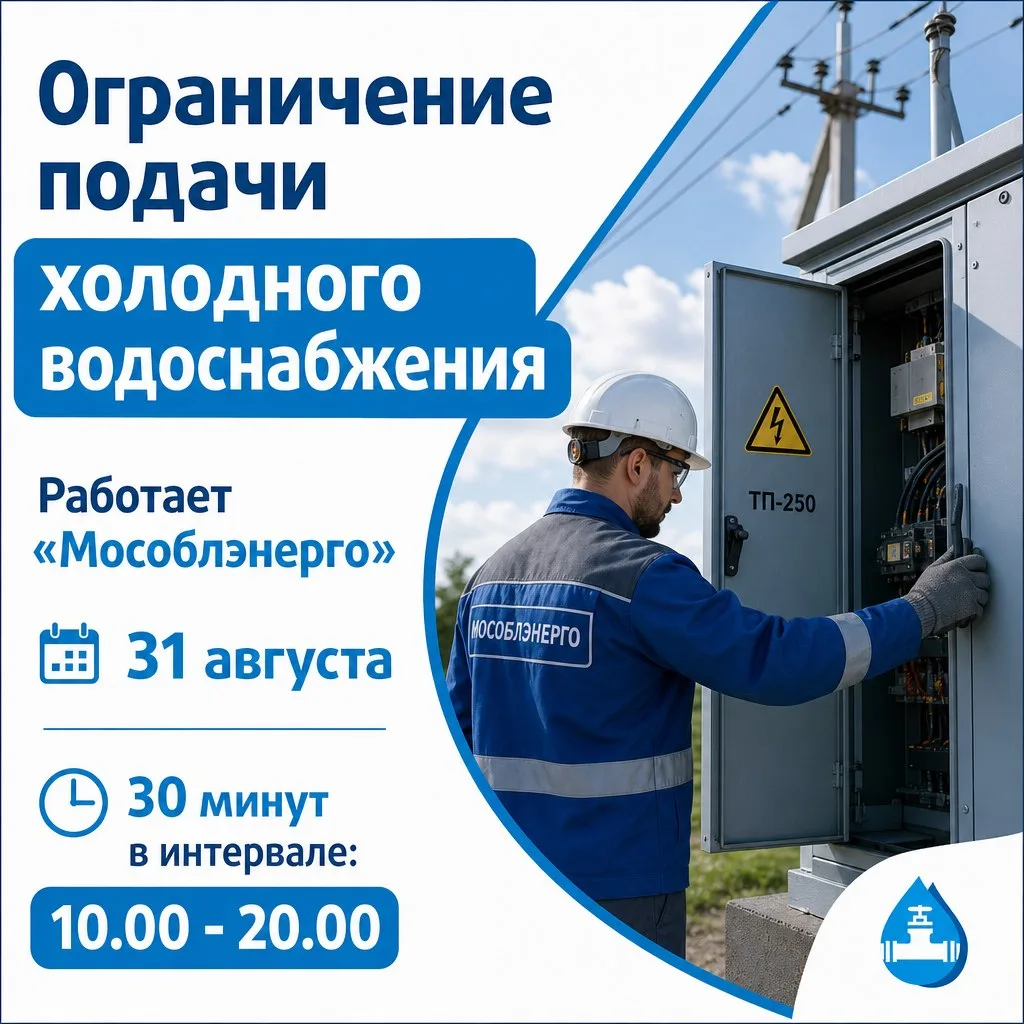 В связи с реконструкцией "Мособлэнерго" распредустройства 10кВ ТП269 (Фряновское ш., ВН...