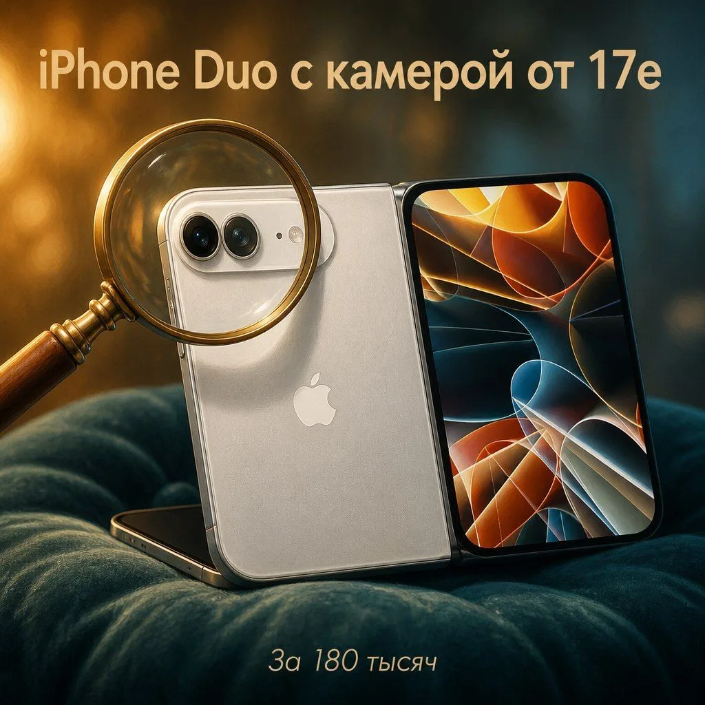iPhone Duo получил камеру от iPhone 17e
