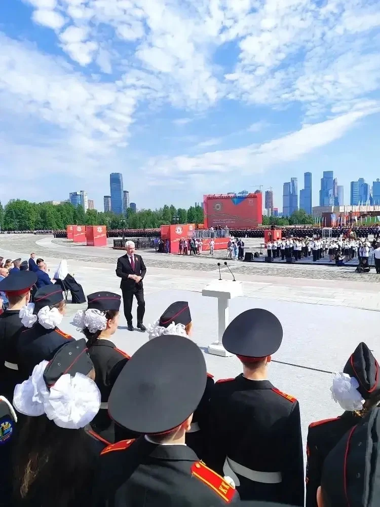 🌟ПАРАД КАДЕТ  🗓️Сегодня, 20 мая, наши ребята приняли участие в традиционном Параде кадет «Не прервет