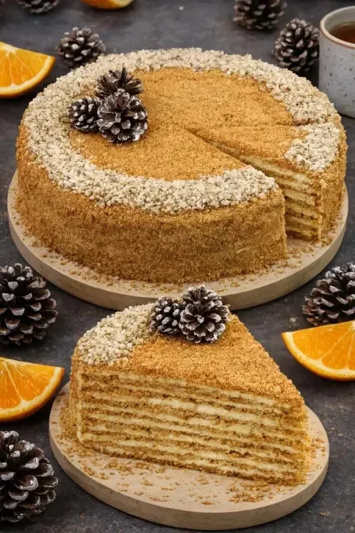 «Медовик» по старинному рецепту. Невероятно вкусное лакомство  Ингредиенты для теста: мука — 400 г; 