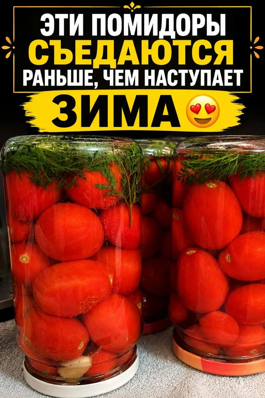 ЭТИ ПОМИДОРЫ СЪЕДАЮТСЯ РАНЬШЕ, ЧЕМ НАСТУПАЕТ ЗИМА 😍