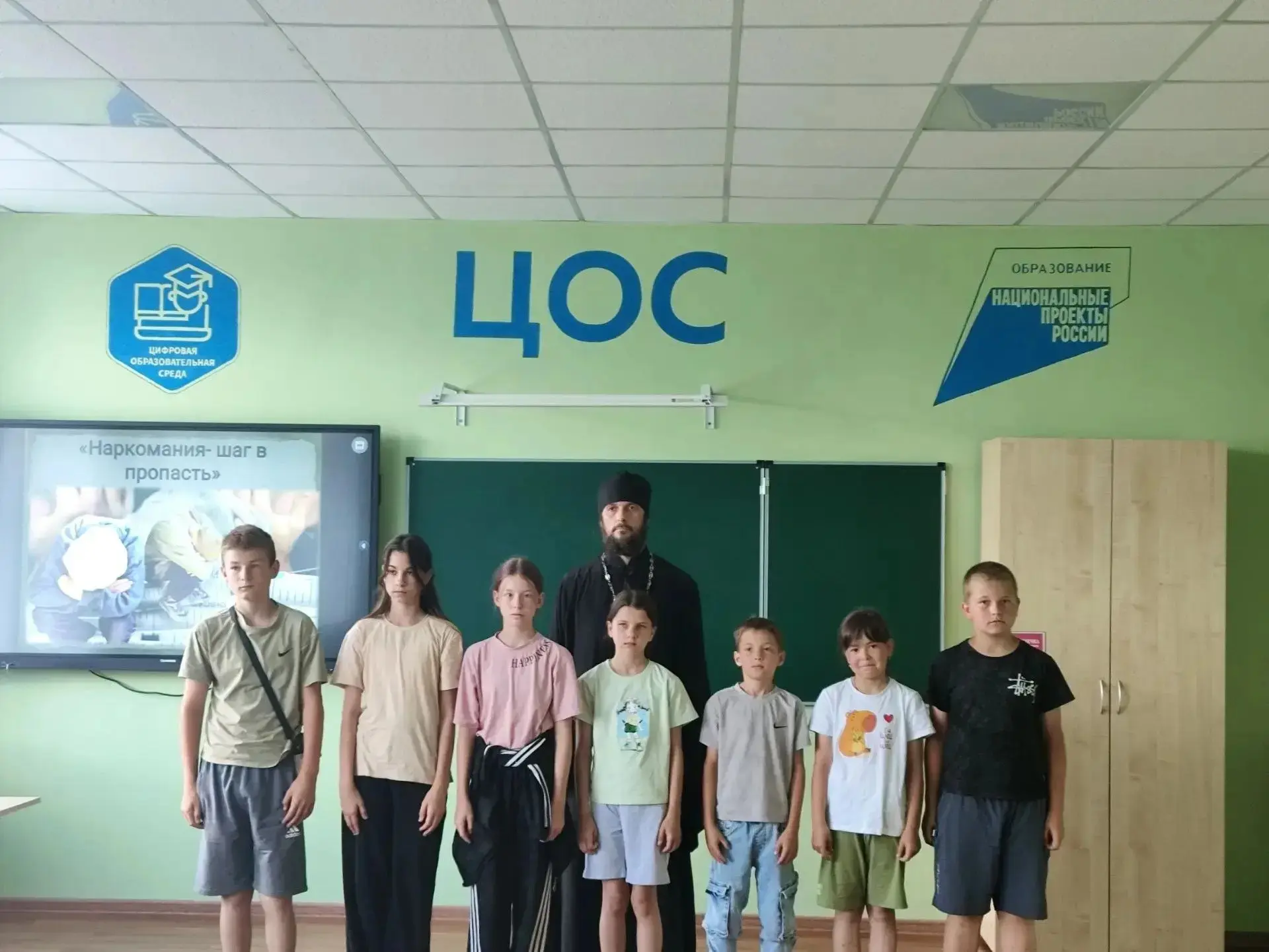 Наставник храма Рождества Пресвятой Богородицы с. Н-Гурово Иерей отец Святослав провел ...