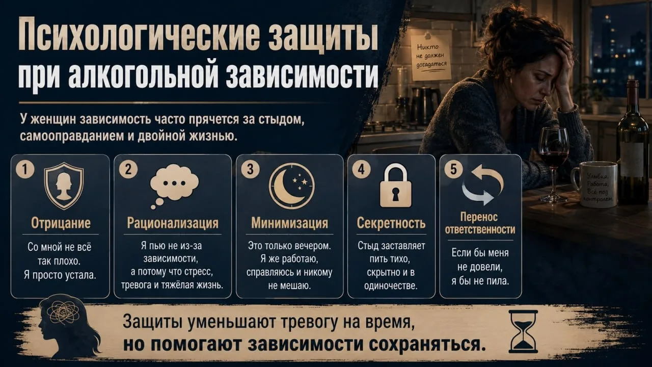 Женский алкоголизм  в тени стыда.