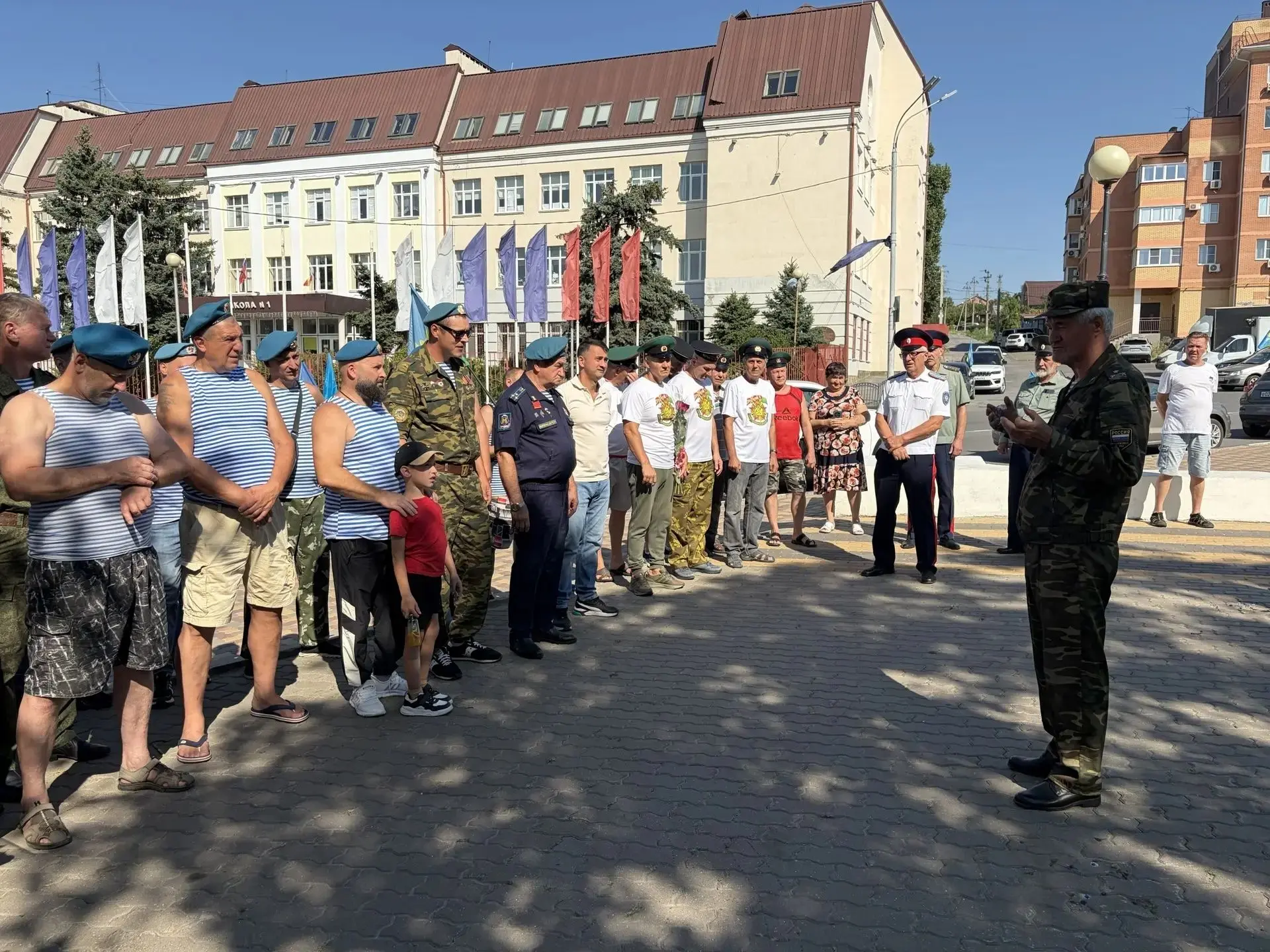 2 августа на площади Героев у памятника «Участникам боевых действий в локальных войнах»...