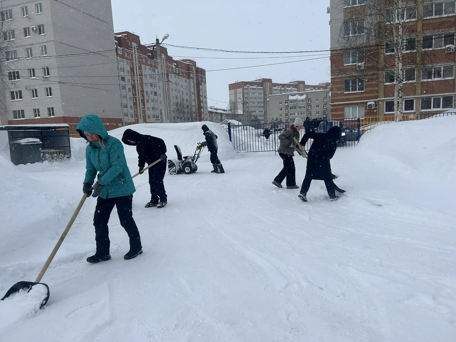 ❄️Команда детского сада вновь участвует в акции «Снежник»!
