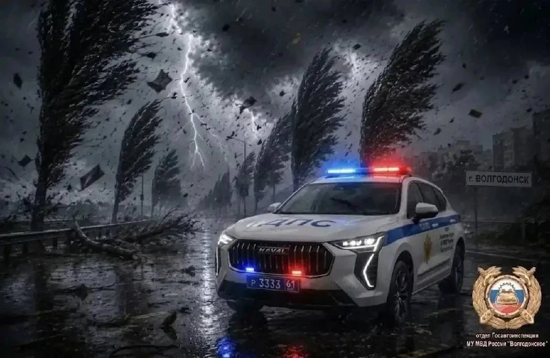 🌧️ Ухудшение погоды: ГИБДД напомнила правила для водителей