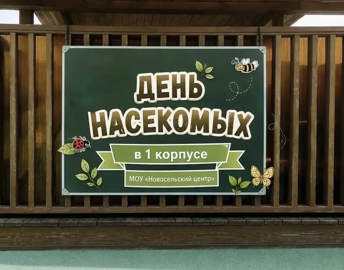 День насекомых в 1-м корпусе МОУ «Новосельский центр»: путешествие в микромир!🔬