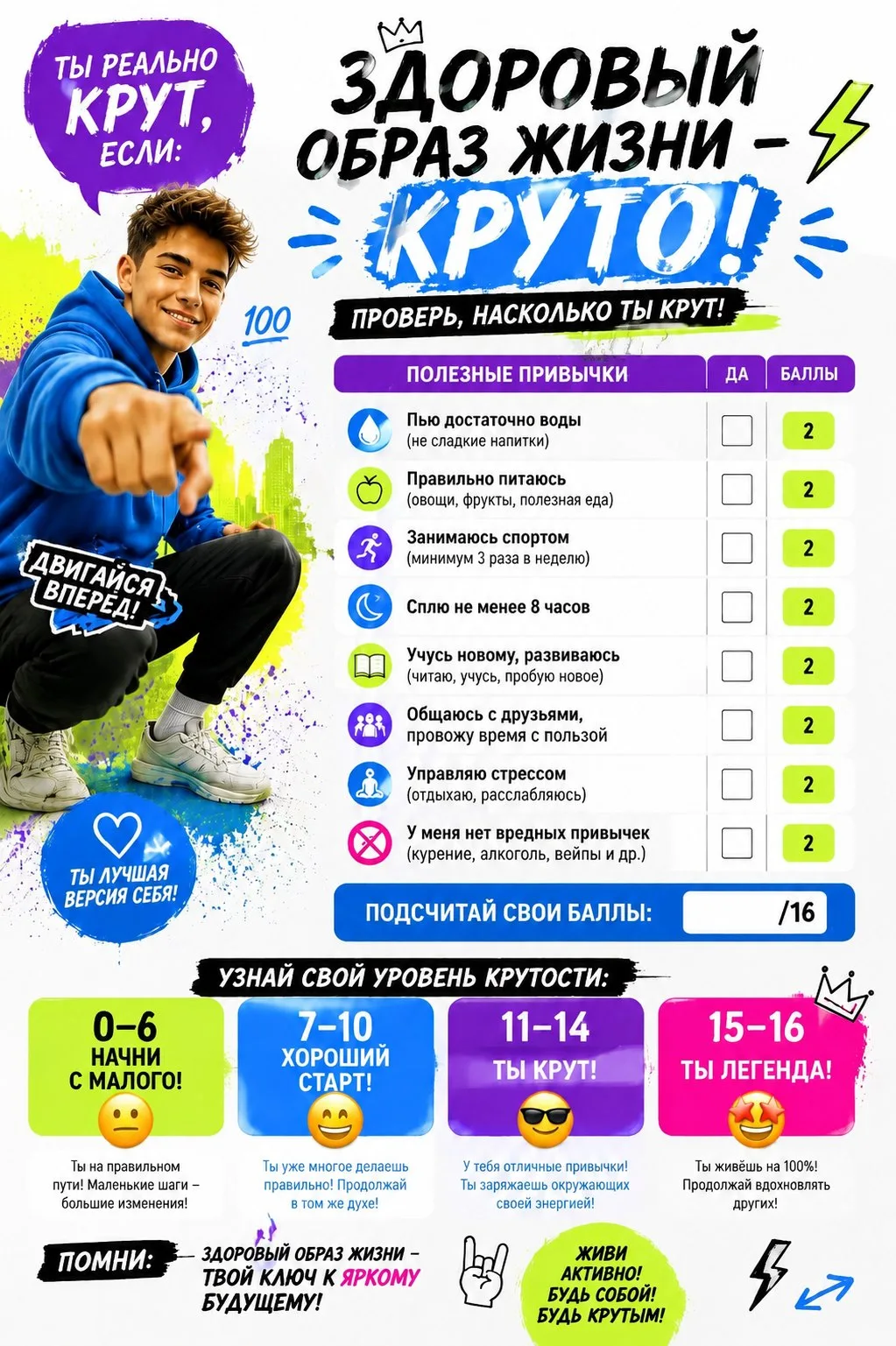 Что значит быть крутым?

Думаете, это про айфон 17? Нет. По-настоящему быть крутым — это вести здоро