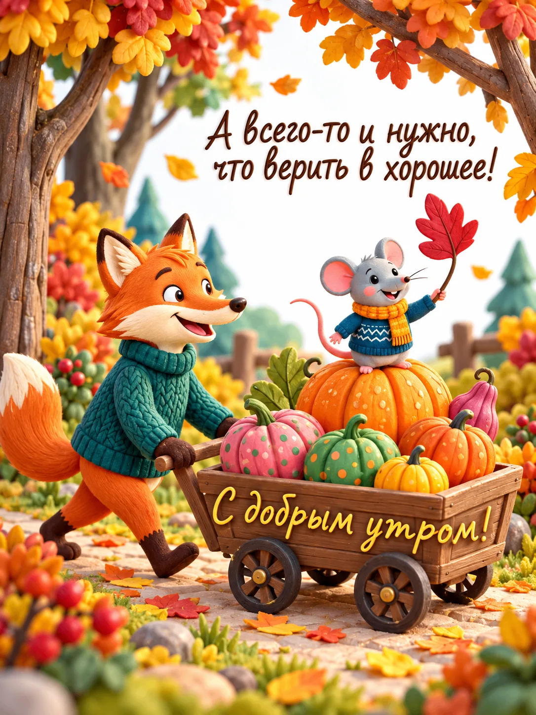 🍂 Иногда для хорошего утра нужно совсем немного: немного солнца, тёплых мыслей и веры ...