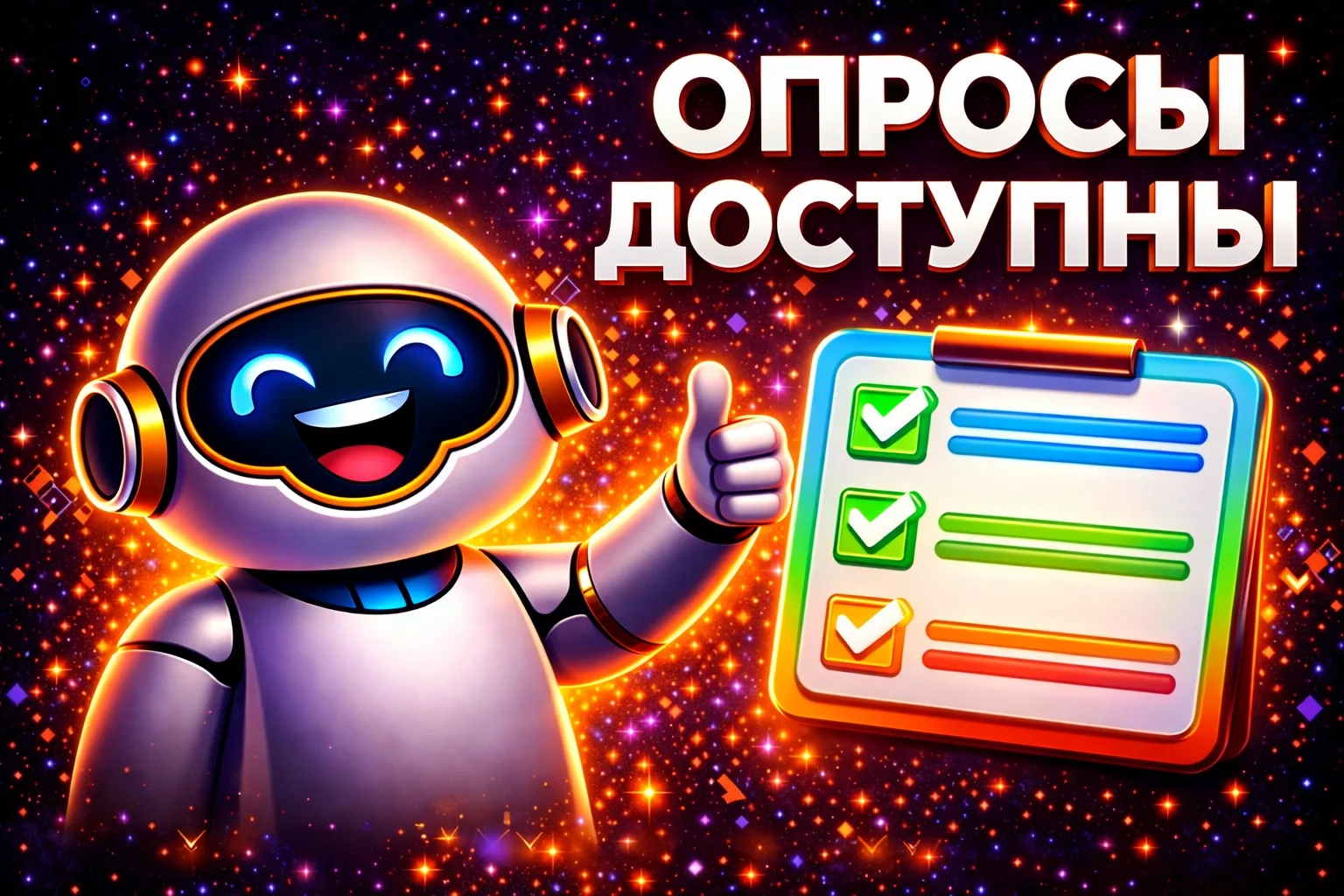 🔥 Опросы доступны  Теперь можно запускать опросы и быстро получать обратную связь от аудитории.  Исп