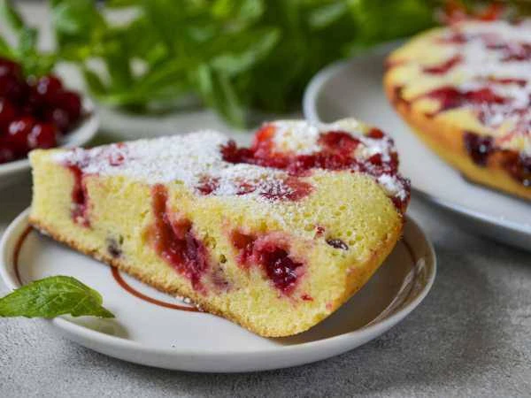 Пирог с клюквой