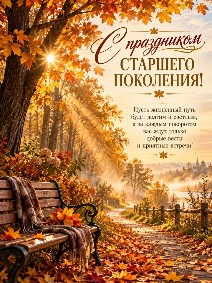 С праздником, дорогие наши бабушки и дедушки! 🍁