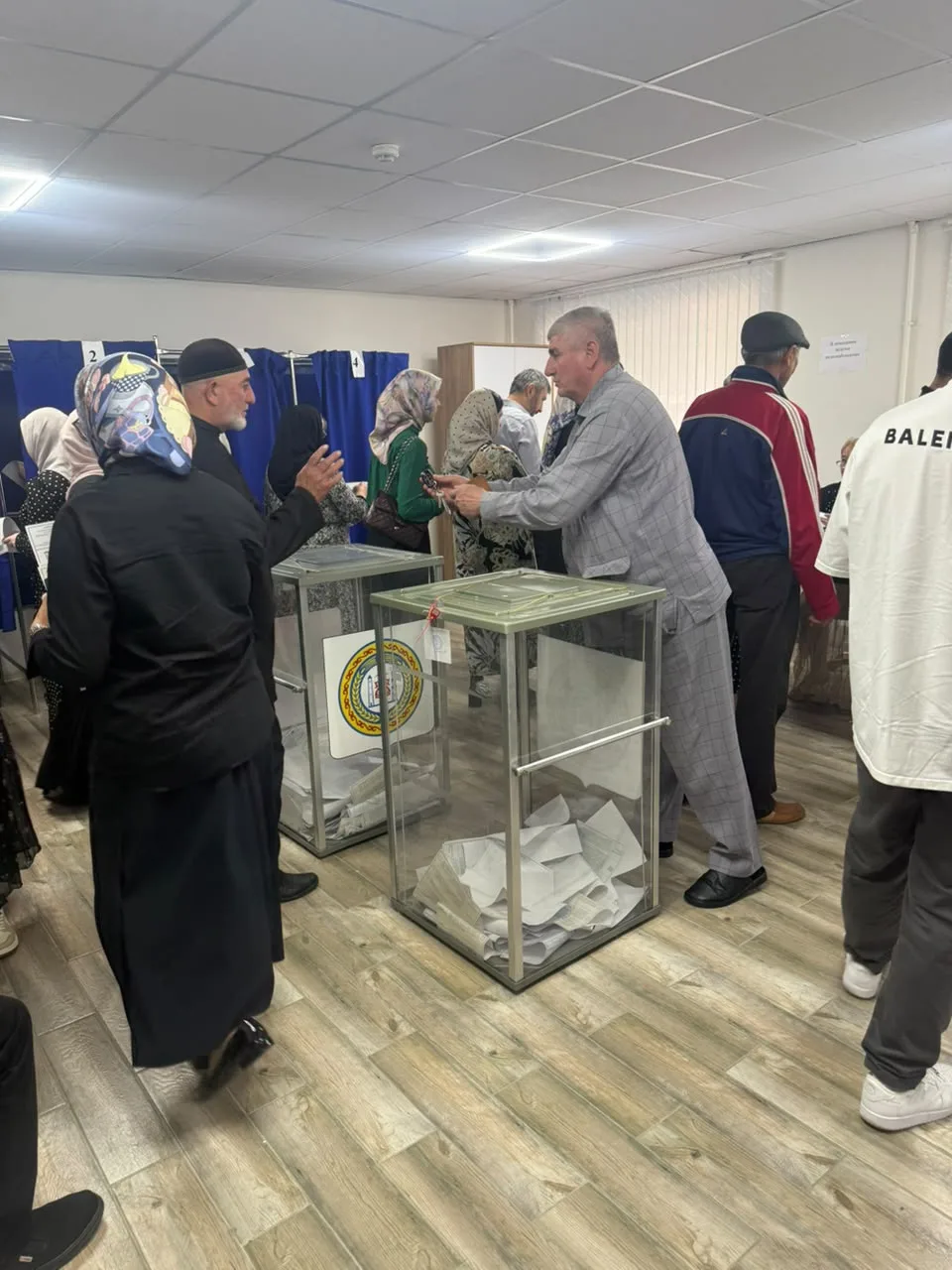 ✅ Избирательный участок № 384 принимает избирателей